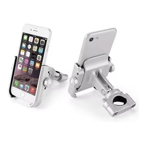 Support téléphone moto anti-vibrations en aluminium pour sécuriser votre smartphone sur guidon