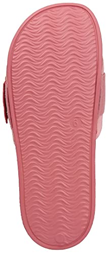 London Fog Womens Skyden Sherpa Pool Slide Sandals Open Toe House Indoor Outdoor Shoes Sandals Pink 9 #TOP4