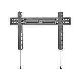 iumLeap TV Stand Low Profile TV Wall Mount Bracket 37"-80" Universal Fixed Wall TV Bracket Extendable TV Mount with Magnetic Pull Cord, Holds Up to 110lbs Monitor Desk Mount