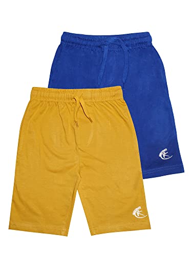 Image of KiddoPanti Boys Knit Knee Length Basic Short Pack of 2