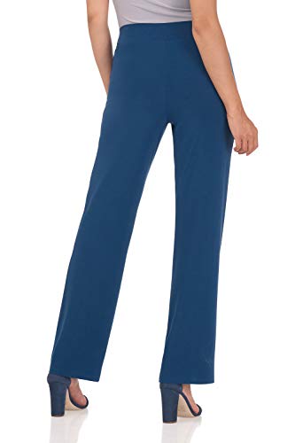 Rekucci Travel in Style Women's Soft Knit Classic Straight Leg Pant3