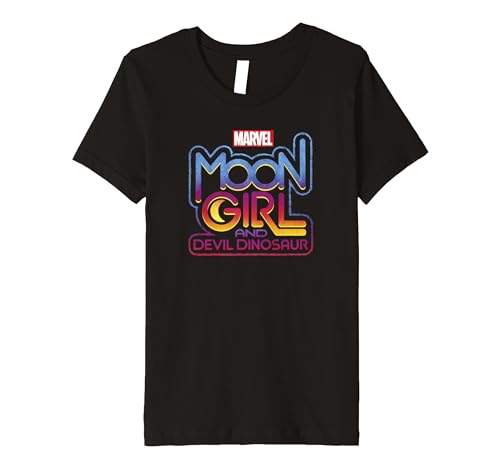 T-shirt Marvel Moon Girl enfant idéal pour l'école et les jeux au parc