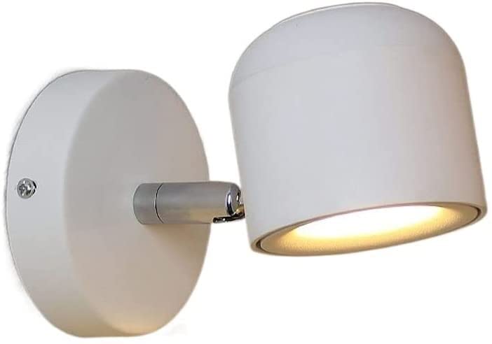 Iluminador de ángulo ajustable WQHPLMD con acabado negro premium de 7W 1
