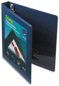 Avery Framed View Binder BNDR,FRMD VIEW,1",NVY BL2124RHH (Pack of 8)