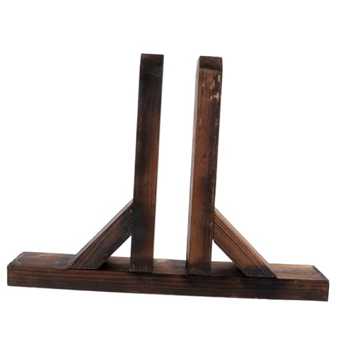 BAZEITFLOW Holz Zaunstütze Gartenzaun Basis Aus Langlebigem Holz Stabiles Zaunzubehör Für Kleine Zäune Hof Terrassengeländer Befestigung Windschutz