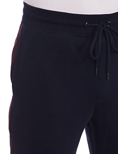 Image of Marks & Spencer Mens Solid Mid Rise Regular Fit Jogger