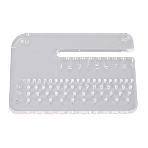 Ayuda para golpes de costura de cuero, tirador de perforación de cuero engrosado de 4 mm, trinchador de cuero acrílico de construcción resistente