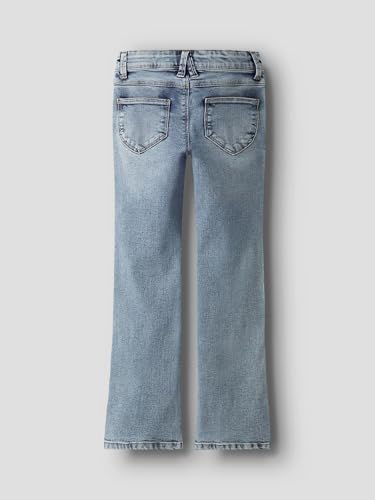 Vaqueros claro azul NAME IT Nkfpolly con pernera elástica estilo bootcut y ajuste cómodo 4