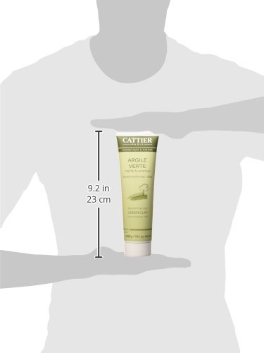 Cattier Green Clay Mask Ready for Use with All Natural Ingredients 400 Gr