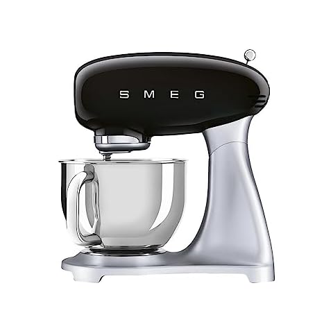 Smeg Retro Stand Mixer in Black Cover