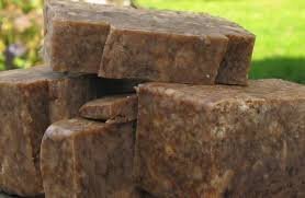 Premium African Black Soap - Pure 1 Pound Bulk. Raw Organic Soap thumb #1