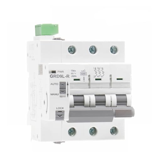 Disjoncteur GRD9L-R GYM9 3P 6KA 25A avec réenclenchement automatique rail DIN