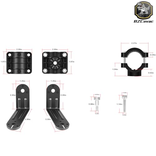 Image of Perspective Mode Mount for Garmin Panoptix LVS32 Transducer - Compatible with GPSMAP and ECHOMAP Chartplotters, 010-12970-00 LVS32 Transducer Pole Mount