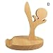 Produktbild Holz Handy Smartphone Schreibtisch Ständer Halter Tisch Organizer Dekoration, Schreibtisch Dekoration Multifunktionale Schreibwaren Organizer, tolles Geschenk für Sich und andere (B)