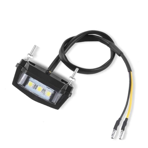 Feu arrière LED moto 12V avec support de plaque pour Suzuki Ax100 et GSX