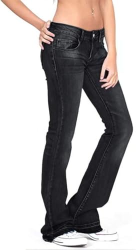 Butt Lifting Low Rise Jeans for Womens Stretchy Bell Bottom Bootcut Denim Pant Plus Size Wide Leg Jeans Pants2