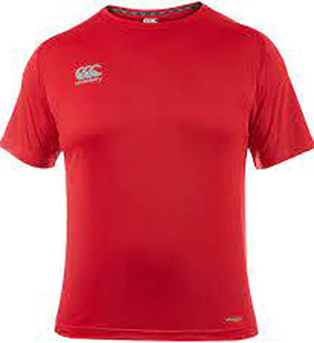 Image of Canterbury Men's Vapodri Superlight T-Shirt, Flag Red, XS