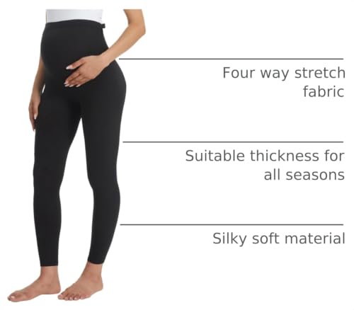 Image of Buttergene Maternity Leggings Buttery-Soft 28'' Maternity Yoga Pants