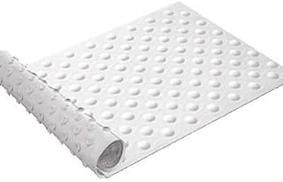 Sabichi Suction Grip Bubble Rubber Bath Mat, Ice White, 70 x 40 cm