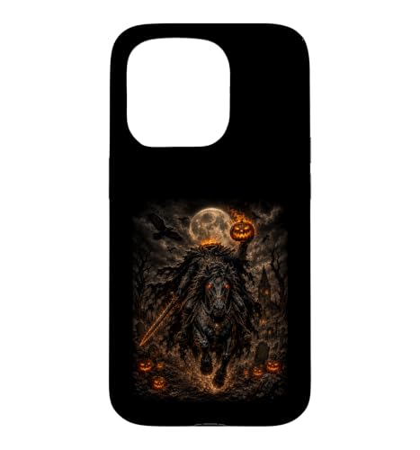 Spooky Headless Halloween Horseman �O���t�B�b�N �X�}�z�P�[�X iPhone 15 Pro �p