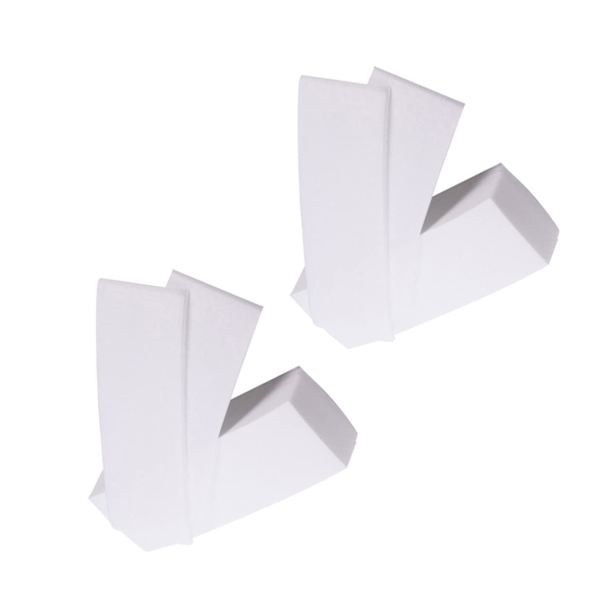 WOONEKY Facial Hair Removal Wax Paper 3 Packs 300 Pcs Soft Flexible Adhesive Paper
