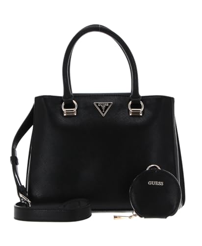 Image of Guess Women Eco Brenton Bucket HOBO, Black, One Size