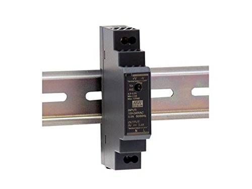 Mean Well HDR-15-12 Bloc d'alimentation 1 Sortie 15 W Montage sur Rail 12 V 1,25 A pour Utilisation Industrielle Cover