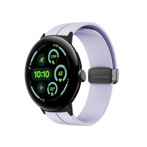 [ANGIRSFPO] VRoh ɓKGoogle Pixel Watch 3 45mm X|[cXgbvpANZT[XgohuXbgɓK(Black lavender,For Pixel watch 3 45mm)