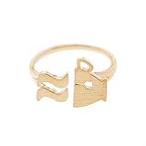chelseachicNYC Handmade Brush Metal Steamy Coffee Latte Cup Ring Matte Gold