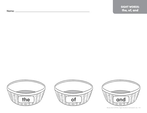 Read, Sort & Write: Sight Words: Fun, Reproducible Activities With Writing Pages That Build Essential Skills - Image 3
