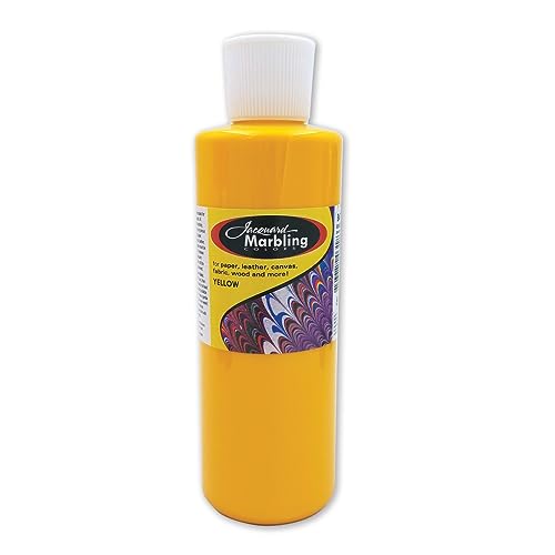 Jacquard Marbling Color Yellow - Pintura flotante de 236 ml