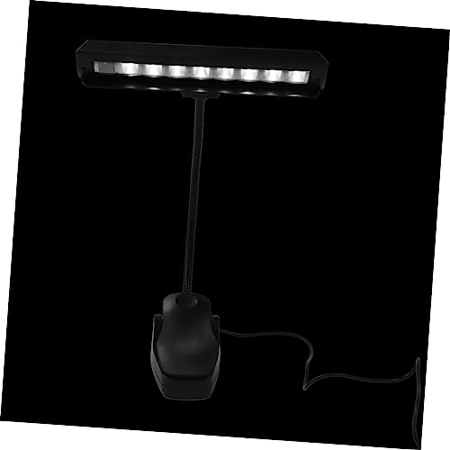 TOYANDONA Led Piano Music Score Light Finely Crafted Bedside Clip Reading Lamp Eye Protection for Home