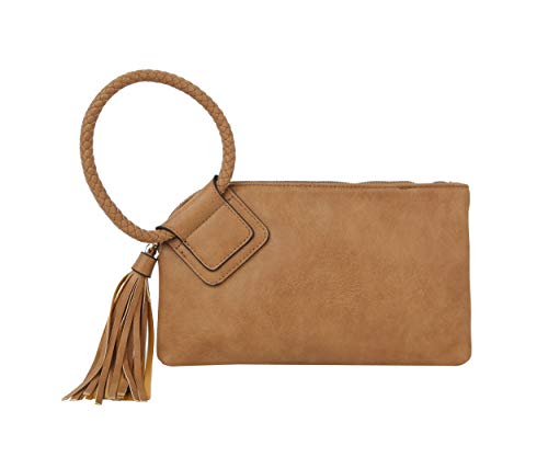 Womens Clutch Purse Wristlet Wallet Evening w/Hand Strap Casual Formal