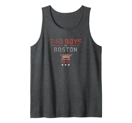 Image of Aerosmith - Bad Boys from Boston 1970 Tank Top, Men, Dark Heather Grey, Large