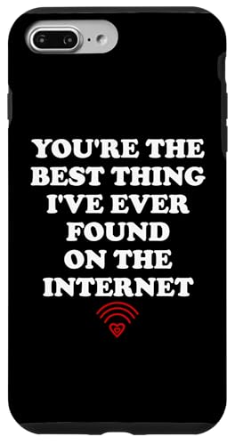 Youre the Best Thing Ive Ever Found on Internet Husband Wife �X�}�z�P�[�X iPhone 7 Plus/8 Plus �p