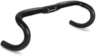 KABON Road Bike Handlebars, Aluminum Alloy 31.8mm 400mm/420mm/440mm Drop Bars Horns Bent Bar Compact Road Aero Handlebar (400mm)