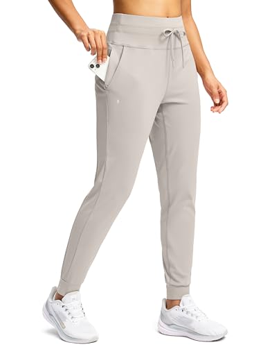 Image of Soothfeel Womens Joggers with Zipper Pockets High Waisted Sweatpants Athletic Leggings Pants for Workout Running Yoga