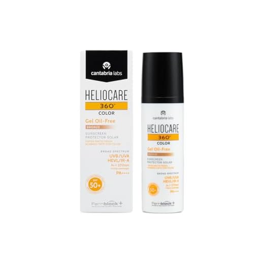 Cantabria Labs - Heliocare 360º Color Gel Oil-Free SPF 50+ - 50ml - Bronze - Fotomaquillaje Matificante - Piel Mixta/Grasa