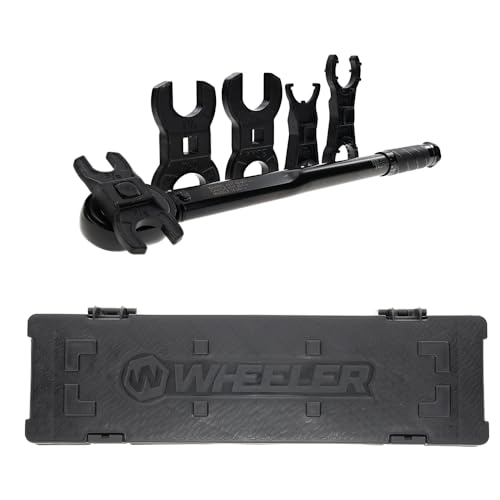 Wheeler XL FAT Wrench Set with Complete Crowfoot Set, Carry Case, Steel Construction for Gunsmithing, Maintenance
