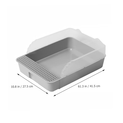 DOITOOL Caixa caixa de areia para gatos banheiro para gatos antiaderente penico portátil caixinha de