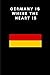 Produktbild GERMANY IS WHERE THE HEART IS: Country Flag A5 Notebook (6 x 9 in) to write in with 120 pages White Paper Journal / Planner / Notepad