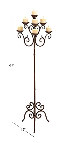 Deco 79 081732 Metal Tall Candelabra thumb #2