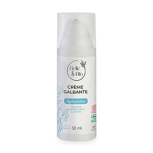 CRÈME GALBANTE BIO DÉCOLLETÉ & BUSTE - BELLE&BIO - Tonifiante, Lissante, Raffermisante - Toutes Peaux - Certifié Bio Ecocert - 50 ml