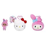 L.O.L. Surprise! Loves Hello Kitty Reversible Plush Surprise - Personajes de Sanrio de Peluche con L.O.L. Tot a Juego, 5 Sorpresas y Llavero para Llevar, para Mayores de 4 Años