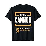 Team Cannon Lifetime Member。 Tシャツ