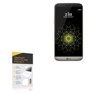 BoxWave Screen Protector Compatible With LG G5 - ClearTouch Anti-Glare Privacy (2-Pack), Privacy Screen Protector Flexible Film Anti-Glare