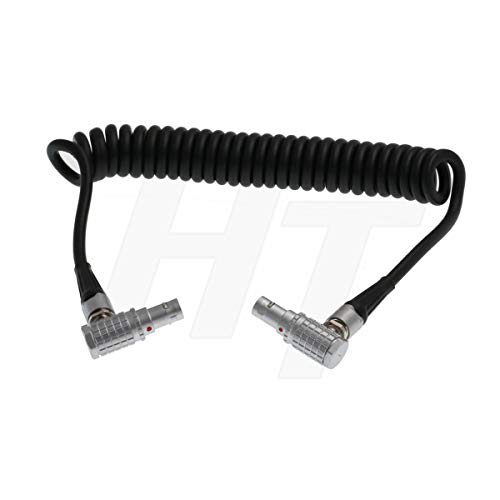 Cable de alimentación Alexa Mini de 2 pines en ángulo recto para monitor y Teradek