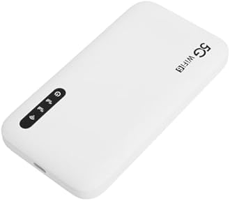 5G Wi Fi 6 Mobile Hotspot, 2.77Gbps High Speed Hotspot Router, 16 Devices Support, Portable 6100mAh Wi Fi Hotspot Router with SIM Card Slot for Phone Tablet