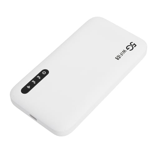 5G Wi Fi 6 Mobile Hotspot, 2.77Gbps High Speed Hotspot Router, 16 Devices Support, Portable 6100mAh Wi Fi Hotspot Router with SIM Card Slot for Phone Tablet