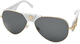 Protective case included Versace 0Ve2150Q Gafas de Sol, Gold, 62 para Hombre